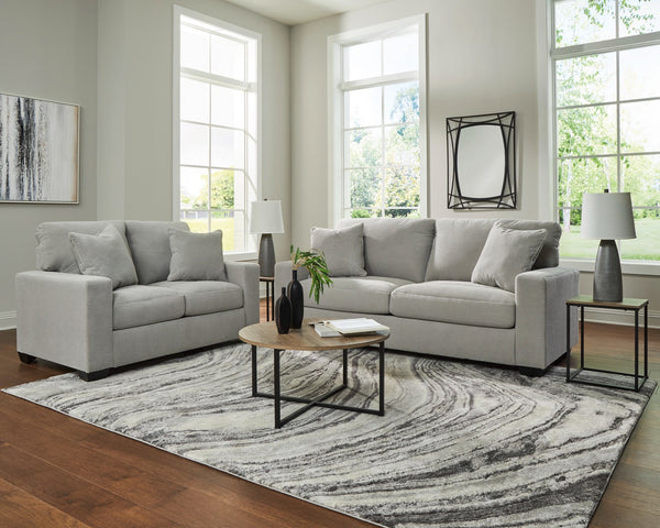 Greenbriar 2pc Sofa & Loveseat - Smoke