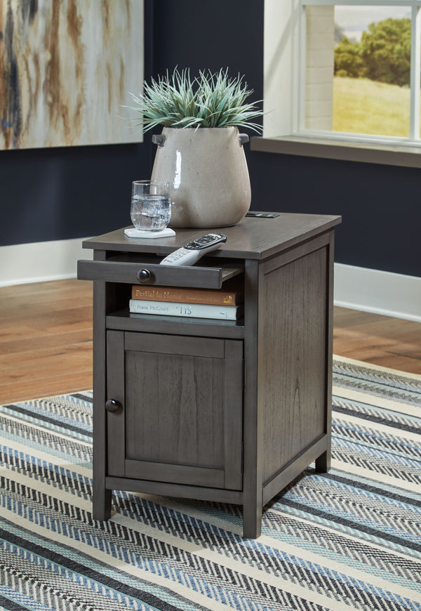 Treytown - Gray - Chair Side End Table