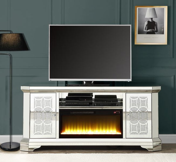 Noralie - TV Stand - Pearl Silver - 67-"L x 16-"W x 32-"H