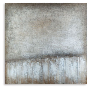 Simple in its sophistication, this wall art is a striking complement to contemporary spaces. Its richly refined neutral hues invite warmth and dimension to your wall decor. And with four ways to hang this piece, you can refresh its staging as you please.<