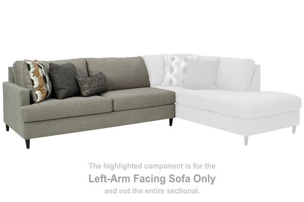 Santasia - Gray Dark - LAF Sofa