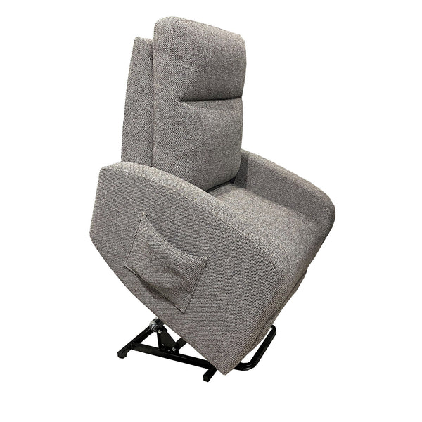 Thriller - Gray Power Lift Recliner (Set of 2) - Natural Beauty