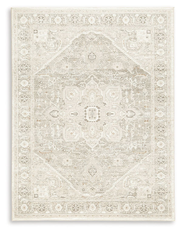 Love a contemporary design? The Persian-style medallion motif of this area rug is an excellent representation of elegance and sophistication. Its globally-inspired aesthetic with neutral colors will transform your space.<br/><br/><b>Product Features</b><u