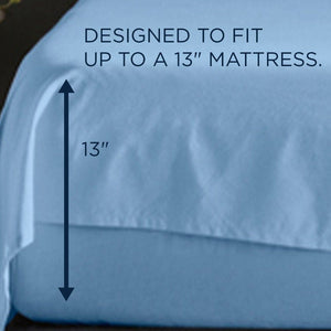 Linens - Tempur ProAir Sheet Set - Blue Azure - Full