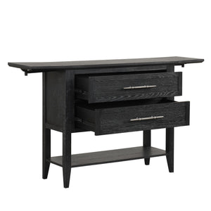 Sable Crest - Drop Leaf Server - Black