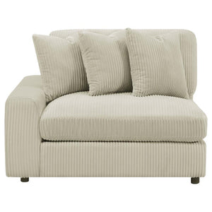 Blaine - Reversible Upholstered Chaise Sectional Sofa - Sand