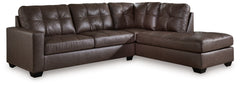 Everyday comfort meets versatile style in this sectional. The handsome hue of the goes-with-anything faux leather takes away the stress of styling, expertly pairing with your existing aesthetic. From kicking back on the weekends to relaxing post-work, liv