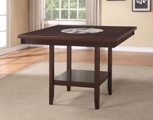  designed for both style and comfort. The set features a rich espresso finish that exudes sophistication