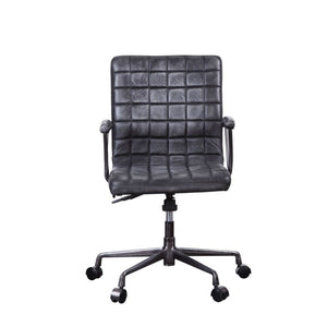  the Barack executive chair never compromise on comfort or functionality. The height mechanism makes customizing your workstation fast and easy while the swivel capability encourages movement. Featuring geometric tufted cushion wi