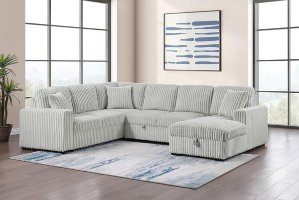  while plush upholstery and three matching pillows provide lasti