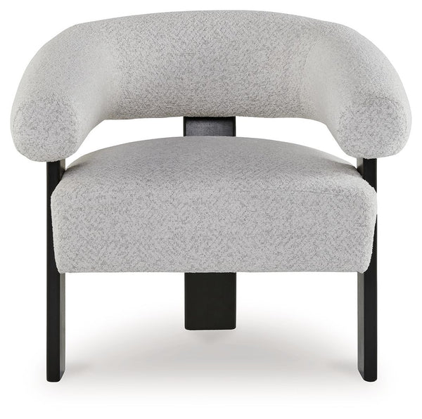  while the ultra-soft fabric encourages an indulgent lounging experience. In contrasting black 