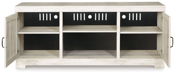 Bellaby - Whitewash - 63" TV Stand W/Fireplace Option