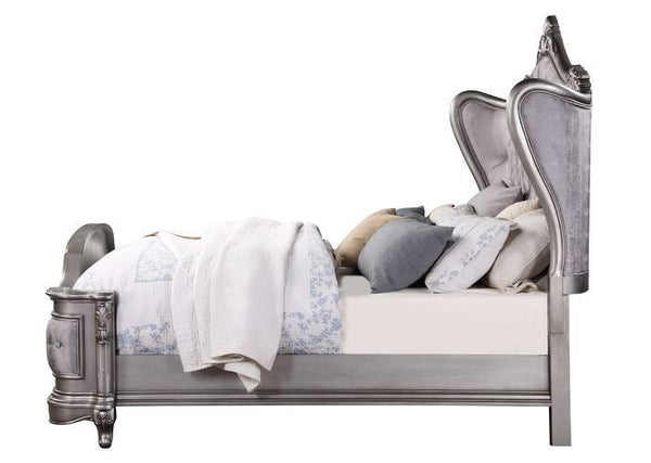 Ausonia - Queen Bed - Antique Platinum - Finish