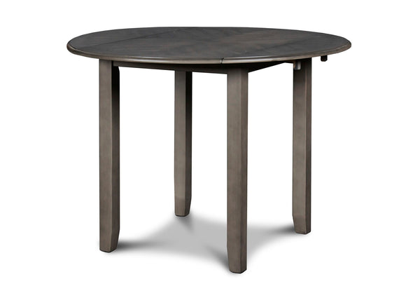 Gia - 3 Piece Dining Set (Dining Drop Leaf Table & 2 Chairs) - Gray