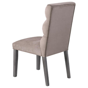 Carla - Velvet Upholstered Dining Side Chair (Set of 2) - Ash