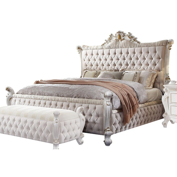The Picardy bedroom collection brings the influence of European antiques to life with traditional carvings, detailed looping, and a gorgeous antique cherry oak finish. The hand applied finish enhances the beauty of the detailed wood work and carvings. The