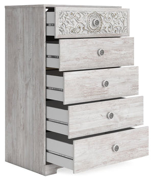  this whitewashed chest of drawers invites you to go to town. Its distinctive weatherworn finish conveys an easy-breezy sensibility
