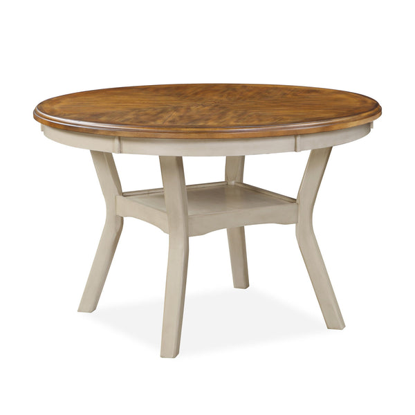 Mitchell - 5 Piece Dining Set - Bisque / Brown