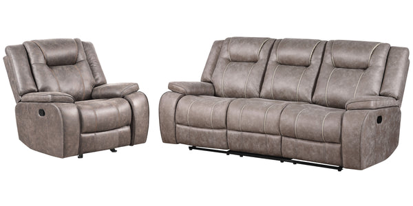 Plush, stuffed, and easy, the Blake Manual Dual-Reclining Sofa, Loveseat, and Recliner will feel at home in most any living space. Easy to clean (just wipe the high-performance fabric with a soft cloth!) and easy to operate (simply pull the latch to utili