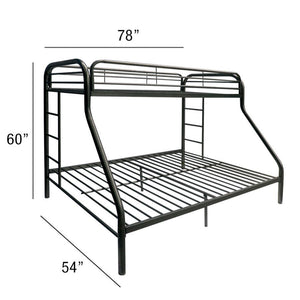 Tritan - Twin Over Full Bunk Bed - Black