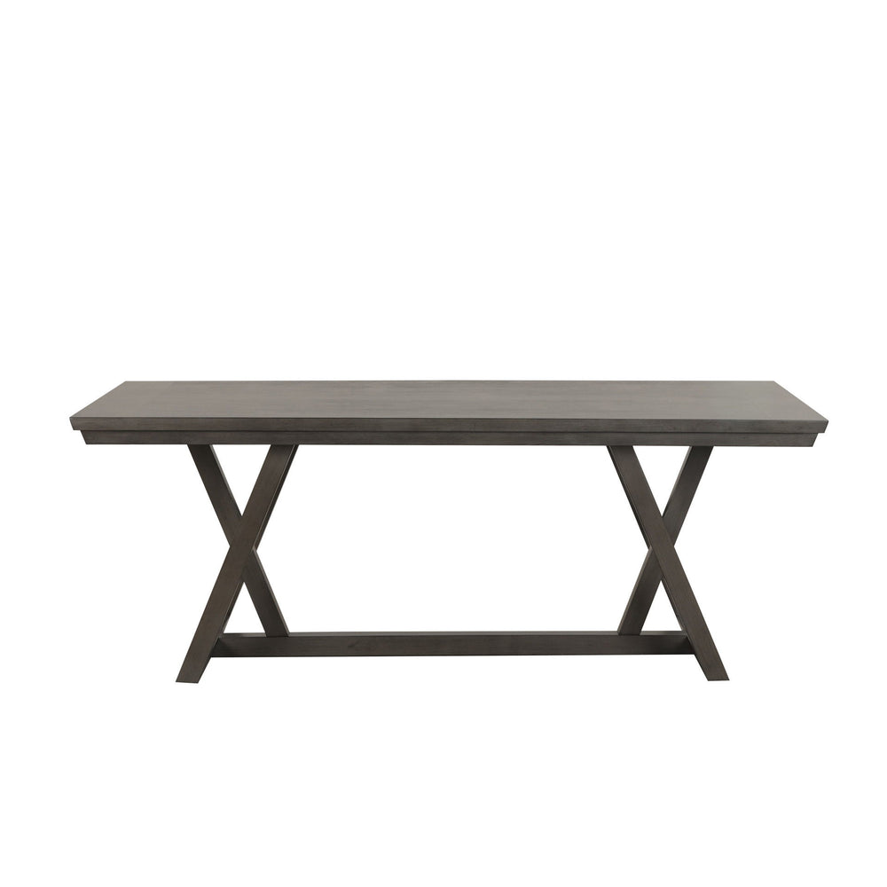 The High Line Trestle Dining Table in Coffee Brown is a perfect blend of durability, style, and functionality. Expertly crafted from solid Acacia and Rubberwood, along with high-quality manufactured woods and Birch veneers, this dining table ensures long-