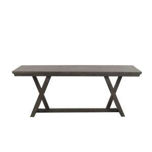 The High Line Trestle Dining Table in Coffee Brown is a perfect blend of durability, style, and functionality. Expertly crafted from solid Acacia and Rubberwood, along with high-quality manufactured woods and Birch veneers, this dining table ensures long-