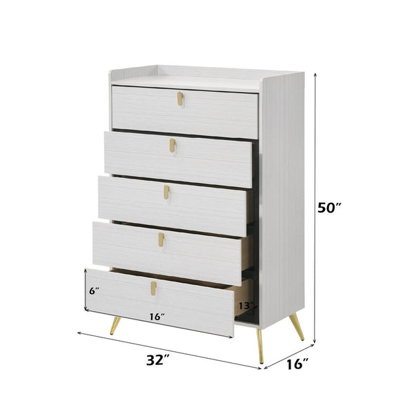 Zeena - Chest - White Finish