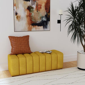  offering sleek style and seating. Perfect for a sophisticated foyer or living room