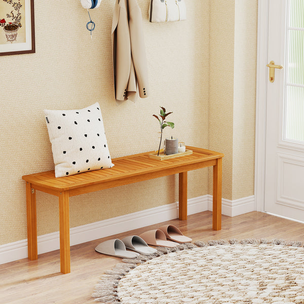 Please avoid leaving it outdoors in the rain to extend its lifespan<br>Crafted of natural acacia wood  reliable  warp-resistant  built to last<br>The wood surface through delicate craftsmanship is smooth and splinter-free<br>Regular application of wood oi