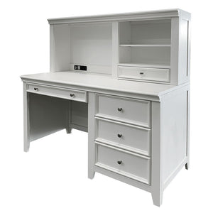 Lacey - Computer Hutch - White
