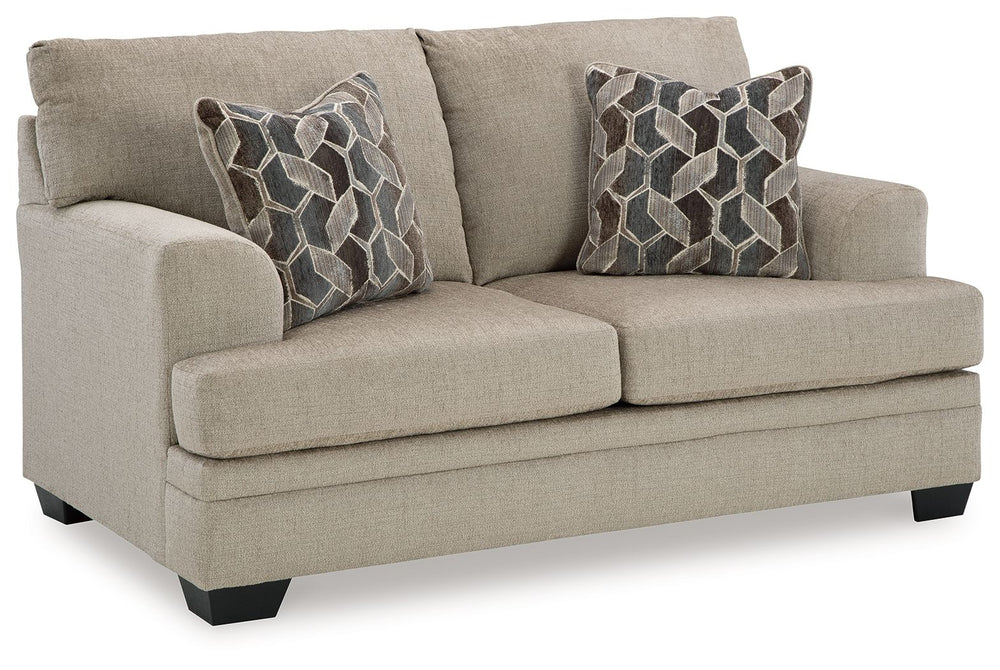This loveseat feels every bit as good as it looks. Ultra-soft upholstery enhances your comfort, making it a delightful place to unwind. Whether you-'re enjoying a quiet evening alone or chilling with friends, this piece promises to be the perfect backdrop