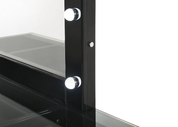 Avery - Vanity Desk With Glass Top