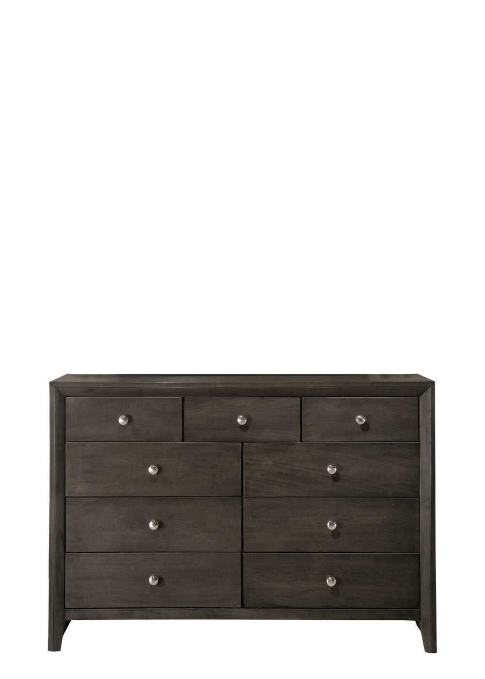 Evan-Dresser/ Mirror-Gray<h4><b>Evan - Dresser - Gray</b></h4> <table width="100%"><colgroup><col style="width: 30%"> <col style="width: 70%"> </colgroup> <tbody> <tr> <td>Dimensions</td> <td> 55.12"L x 16.42"D x 38.15"H</td> </tr> <tr> <td>Weight</td> <t