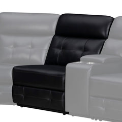Innovative modular design ensures this sectional can be configured to complement any space<br/><br/><b>Product Features</b><ul><li>Manual recline</li><li>Inherently cleanable faux leather</li><li>Padover track arms with contrast stitching</li><li>Detail t