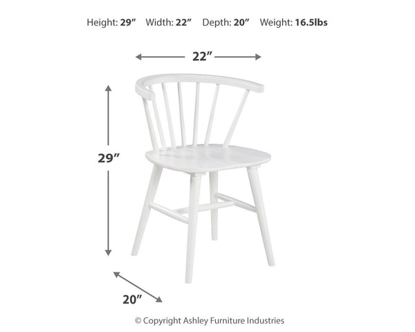 Grannen - White - Dining Room Side Chair (Set of 2)