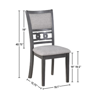 Gia - Dining Chairs (Set of 2) - Gray