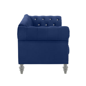 Emma Crystal - Loveseat - Royal Blue