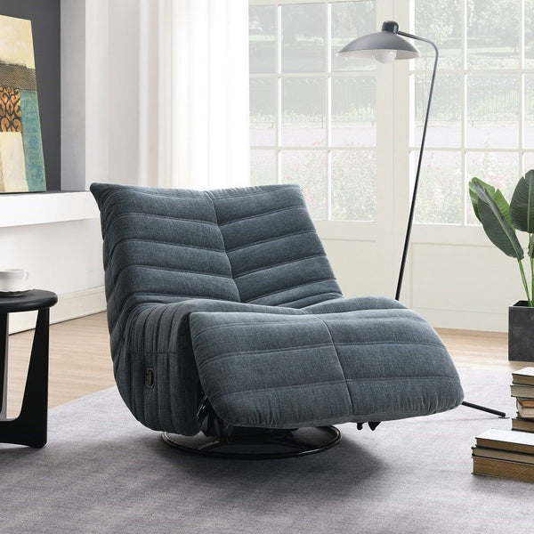 Talmon - Recliner With Swivel - Shadow
