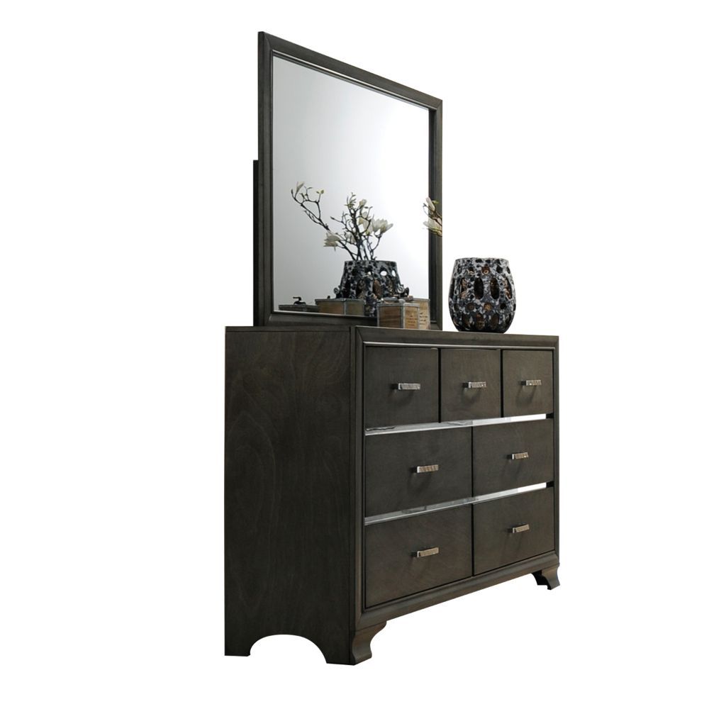 7 Drw Drawer: GLIDE Center Metal (Kenlin Glide, 3/4 Ext.), Dovetail English Front & Back, Felt-Lined Not Included, Safety Stop Included, Manual Close, Hardware: 7 Handles Wooden Bracket Leg FB: 3.5-"H (90mm) ASTM F2057 - 17 & ASTM F3096 - 14 Compliant (YE