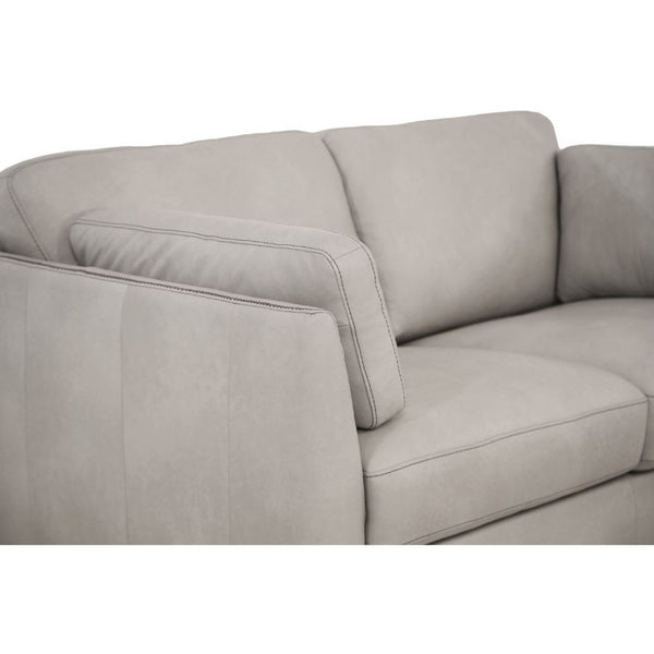 Matias - Loveseat - Dusty White Leather