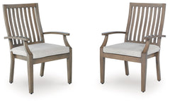 Experience the perfect combination of durability and style with this outdoor arm chair. Enhanced by a sumptuously soft cushion wrapped in high-performing, low-maintenance Nuvella+â„¢ fabric, it-'s designed to provide years of enjoyment. This delightful ad