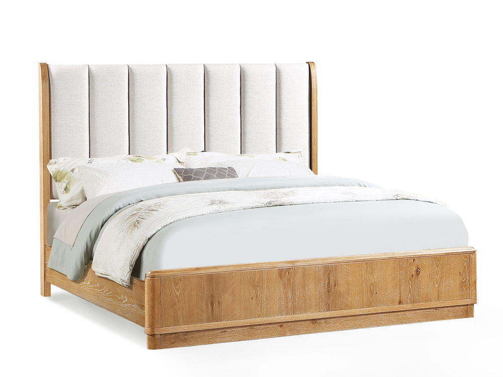 Westcott - Queen Panel Bed - Cerused Natural<h4><b>Westcott - Queen Panel Footboard - Cerused Natural</b></h4> <table width="100%"><colgroup><col style="width: 30%"> <col style="width: 70%"> </colgroup> <tbody> <tr> <td>Dimensions</td> <td> 63.25"L x 88.2