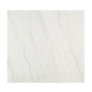 Edwyn - Counter Height Table - White Natural Marble Top & Espresso Finish