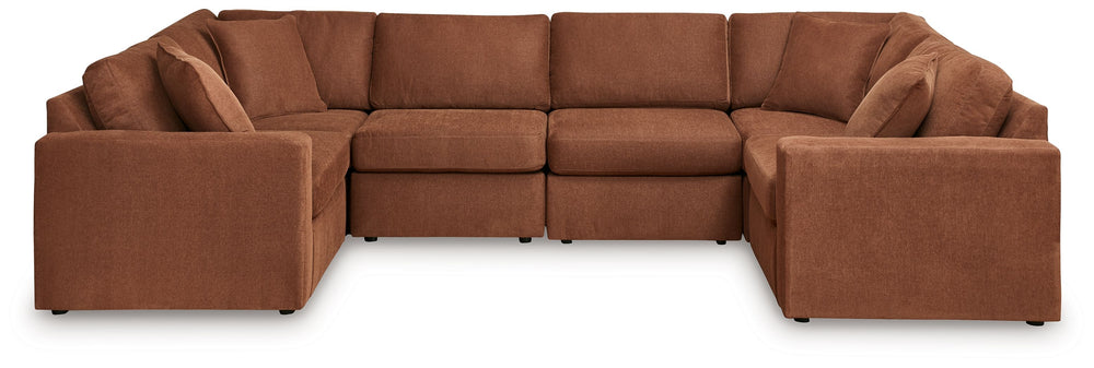 Looking cool and contemporary is great. But when it comes down to it, youâ€™re all about low-maintenance lounging. With the performance fabric on this sectional, cleaning spills is a breeze. And its customizable modular design caters to your ever-changing