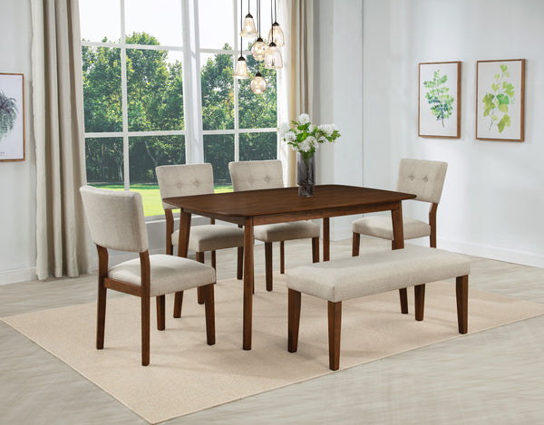  where timeless craftsmanship meets modern comfort. Featuring a beautifully finished wooden table with rounded edges