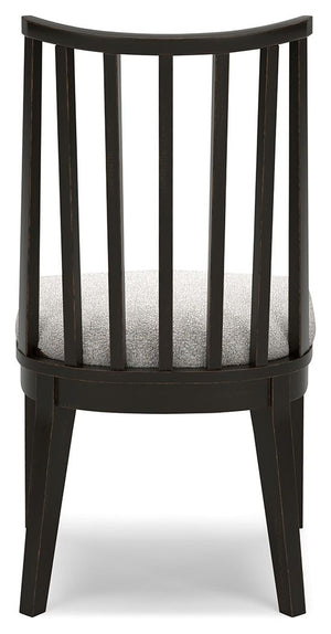 Galliden - Black - Dining Upholstered Side Chair (Set of 2)