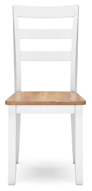 Gesthaven - Natural / White - Dining Room Side Chair (Set of 2)