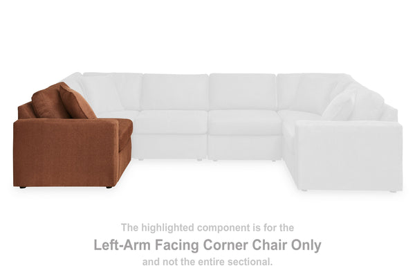  it pairs with other items in the series to make a modular sectional.<br><br><b>Additional Dimensions</b><br><ul><li>Arm height: 25-"</l