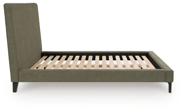  while the low profile incorporates contemporary motifs. Roll slats round o