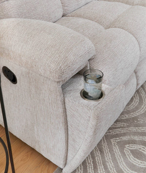 Buster - Manual Reclining Sofa And Loveseat - Opal Taupe